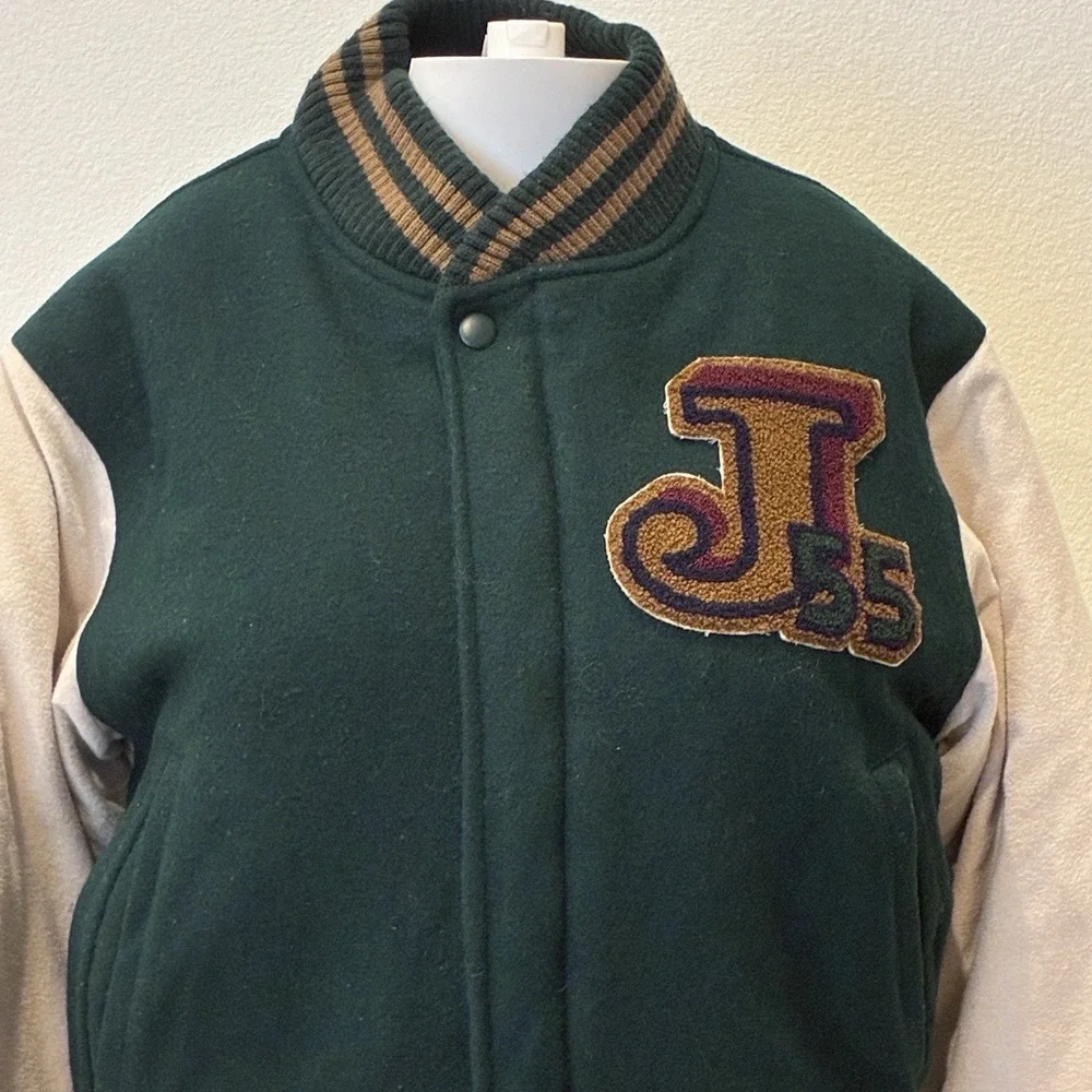 Vintage Jordache Wool Varsity Jacket Teen Girls M 12-14 Classic Retro‎ 80's 90's